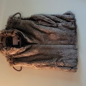 Banana Republic Faux Fur Vest XS